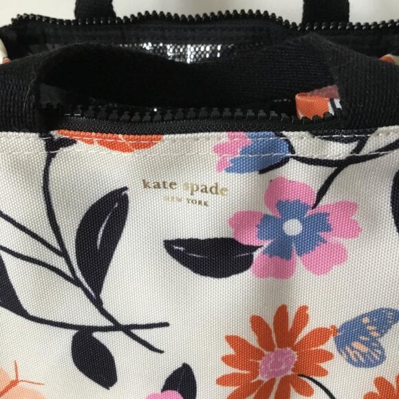 Kate Spade Floral Canvas Tote Bag - Multicolor Nwot - Picture 2 of 8